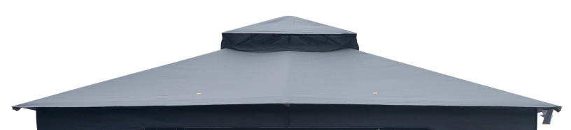 Replacement Canopy Top for THD 10‘X 10' Steel Fan Gazebo#TPGAZ1558