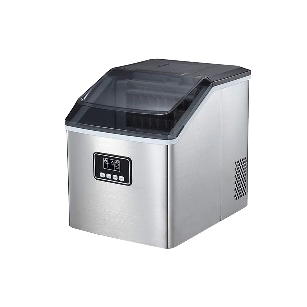 Portable Ice Maker Machine Countertop, Silver