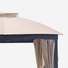 Load image into Gallery viewer, 10 x 12 Patio Double Roof Gazebo with Mosquito Netting