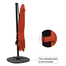 Load image into Gallery viewer, 10ft Offset Rectangular Cantilever Patio Umbrellab