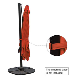 10ft Offset Rectangular Cantilever Patio Umbrellab