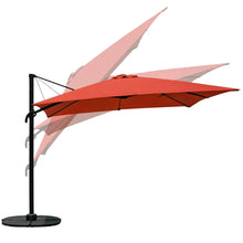 Load image into Gallery viewer, 10ft Offset Rectangular Cantilever Patio Umbrellab