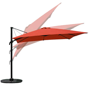 10ft Offset Rectangular Cantilever Patio Umbrellab