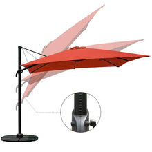 Load image into Gallery viewer, 10ft Offset Rectangular Cantilever Patio Umbrellab